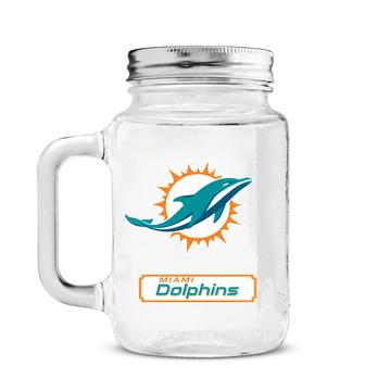 Tarro Miami Dolphins Mason 30 oz Duck House
