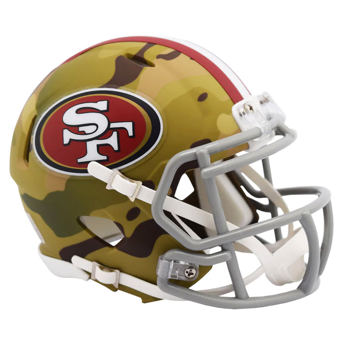 Minicasco San Francisco 49ers Speed Riddell Camuflaje