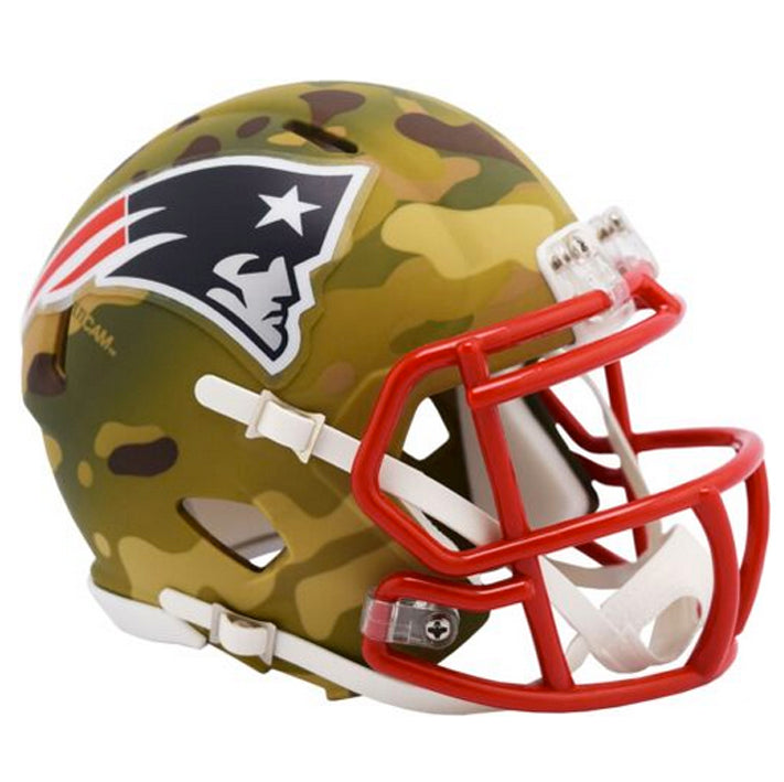 Minicasco New England Patriots Speed Riddell Camuflaje
