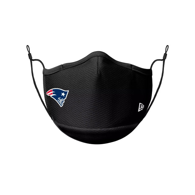 Cubrebocas New England Patriots Face Mask New Era Negro
