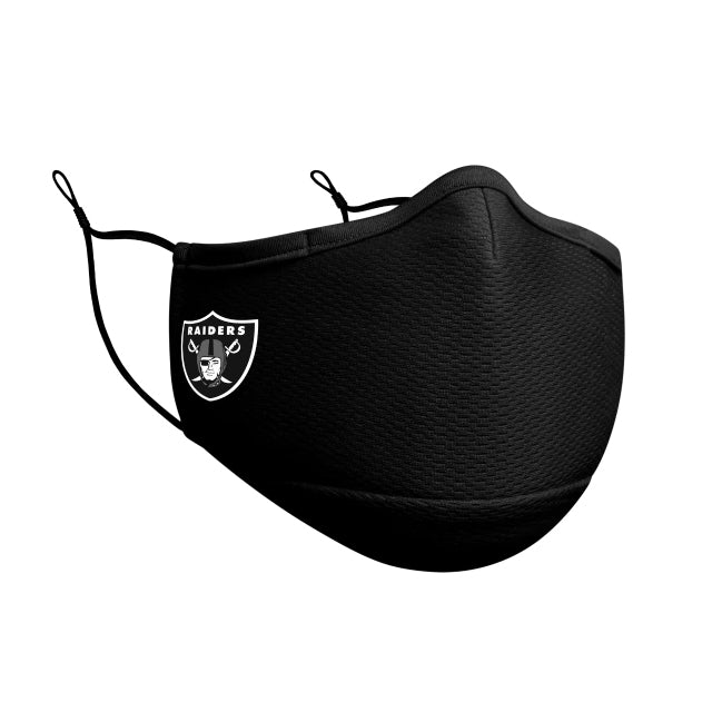 Cubrebocas Las Vegas Raiders Face Mask New Era Negro