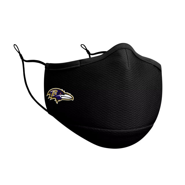 Cubrebocas Baltimore Ravens Face Mask New Era Negro