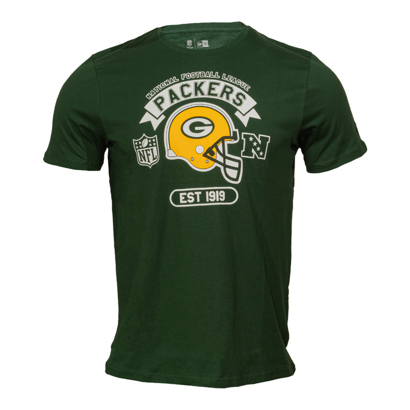 Playera New Era Helmet Graphic Green Bay Packers