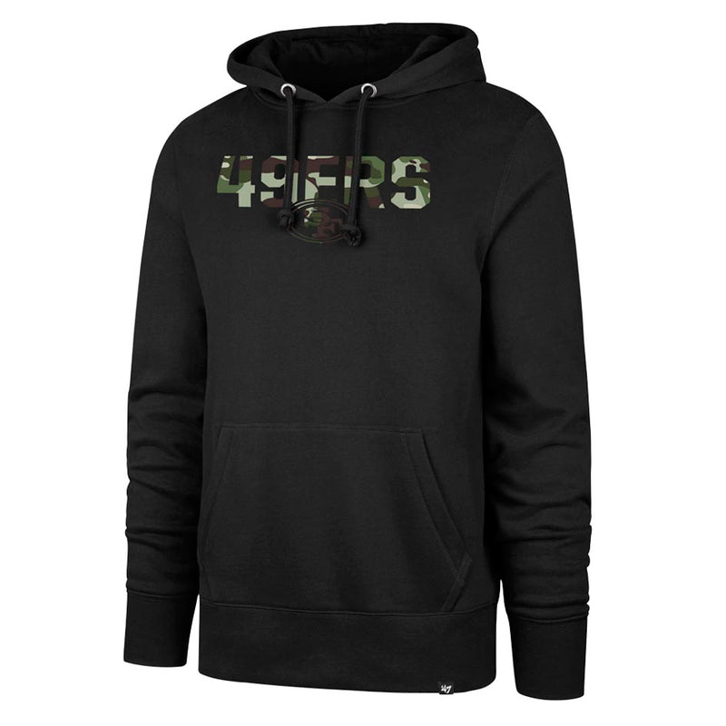 Sudadera San Francisco 49ers Versus 47 Brand Camuflaje