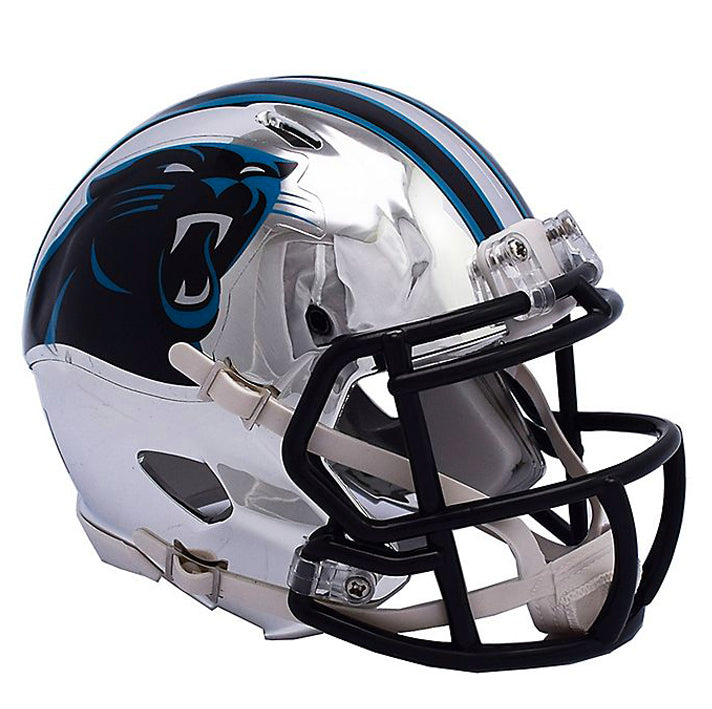 Minicasco Carolina Panthers Speed Chrome Riddell