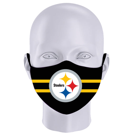 Cubrebocas Pittsburgh Steelers Tripack