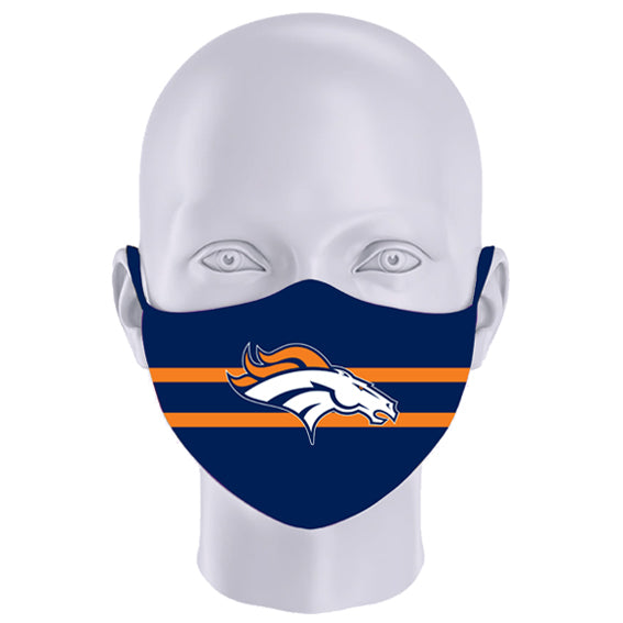 Cubrebocas Denver Broncos Tripack