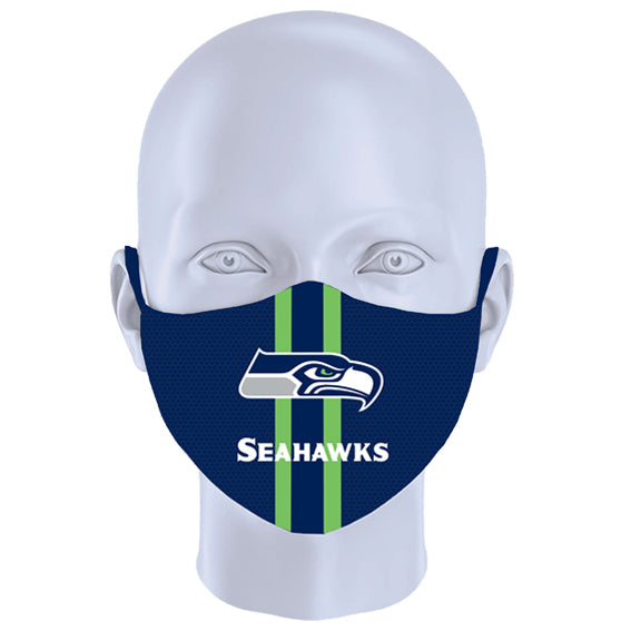 Cubrebocas Seattle Seahawks Tripack
