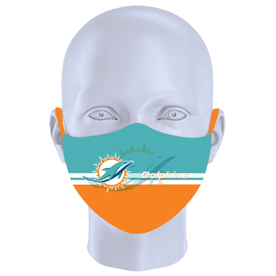 Cubrebocas Miami Dolphins Tripack