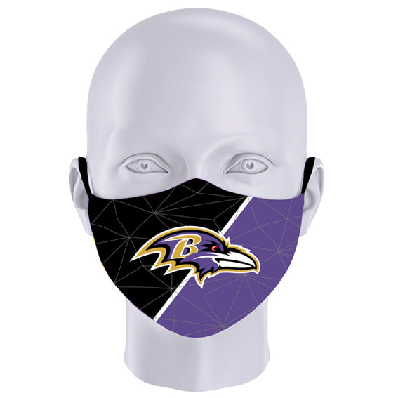 Cubrebocas Baltimore Ravens Tripack