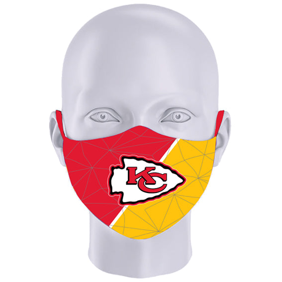 Cubrebocas Kansas City Chiefs Tripack