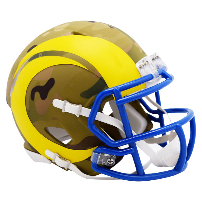 Minicasco Los Angeles Rams Speed Riddell Camuflaje