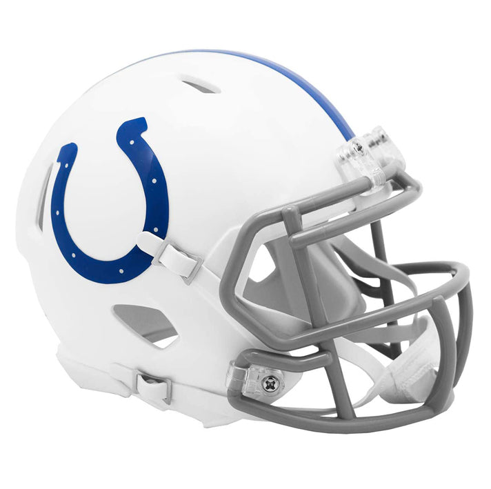 Minicasco Indianapolis Colts Speed Flat Riddell Blanco