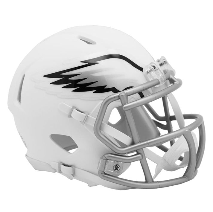 Minicasco Philadelphia Eagles Speed Flat Riddell Blanco