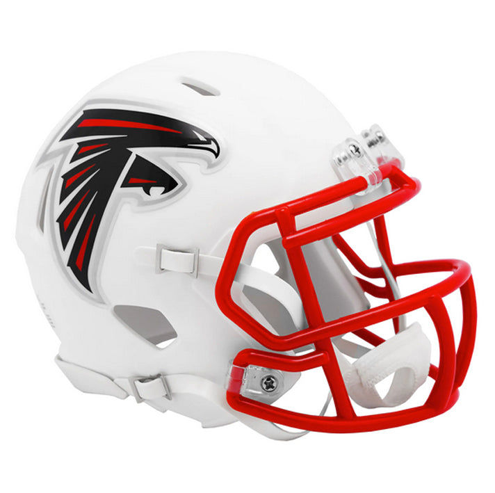 Minicasco Atlanta Falcons Speed Flat Riddell Blanco