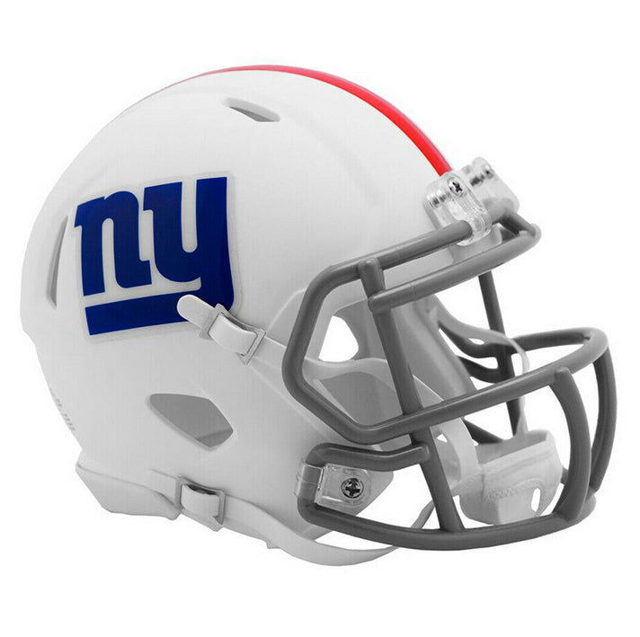 Minicasco New York Giants Speed Flat Riddell Blanco