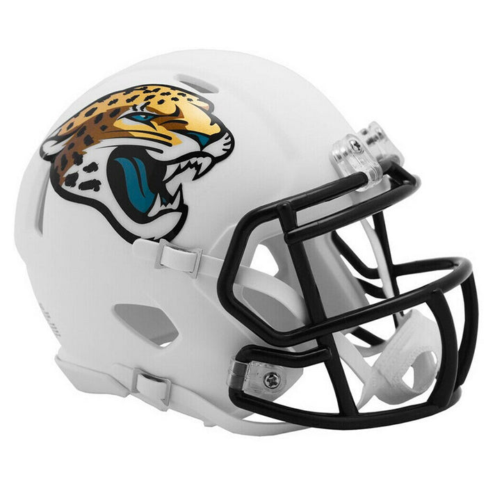 Minicasco Jacksonville Jaguars Speed Flat Riddell Blanco