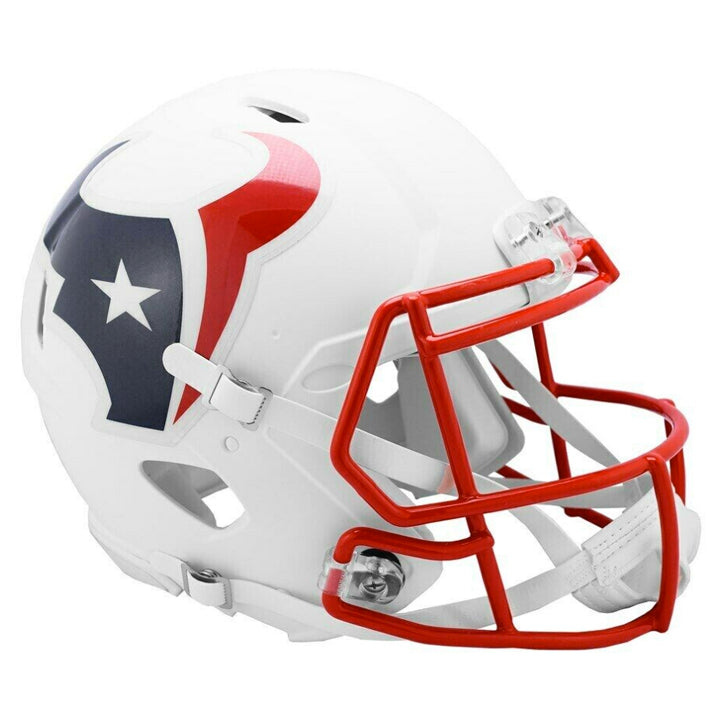 Minicasco Houston Texans Speed Flat Riddell Blanco