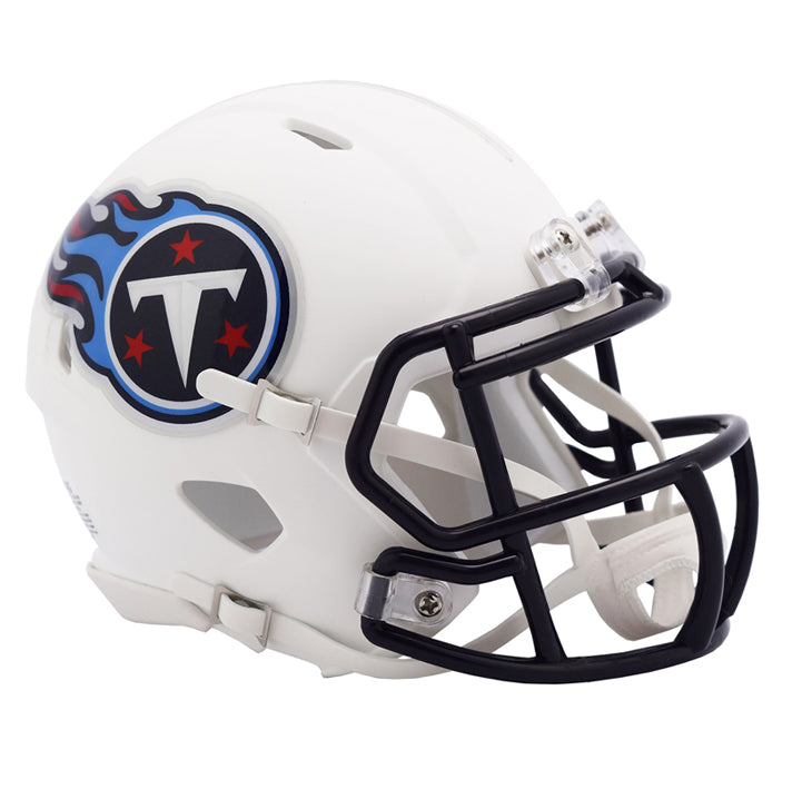 Minicasco Tennessee Titans Speed Flat Riddell Blanco