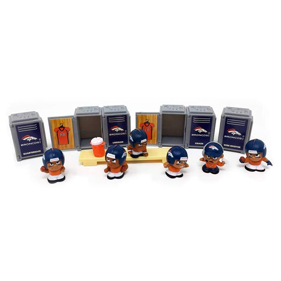 Figura Coleccionable Denver Broncos Set Teenymates Inc The Party Animal
