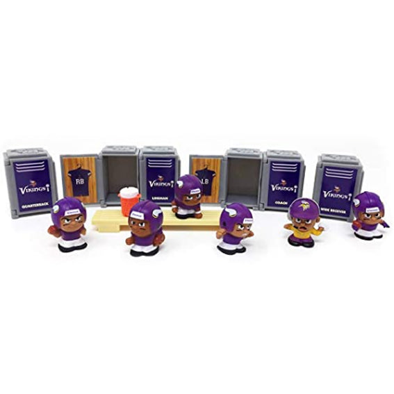 Figura Coleccionable Minnesota Vikings Set Teenymates Inc The Party Animal