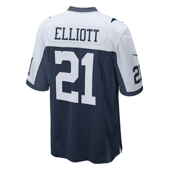 Jersey Dallas Cowboys Elliott Game Alternate Nike Hombre Blanco