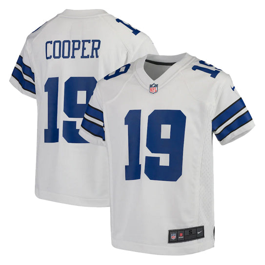 Jersey Dallas Cowboys Cooper Game Road Nike Hombre Blanco