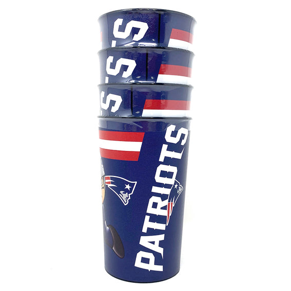 Vaso New England Patriots PK4 22 oz The Party Animal
