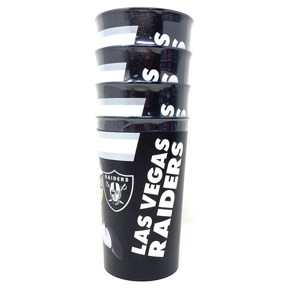 Vaso Las Vegas Raiders PK4 22 oz The Party Animal