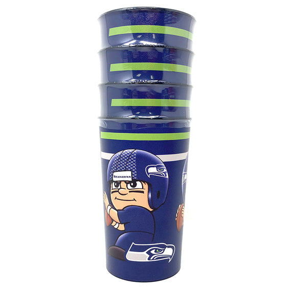 Vaso Seattle Seahawks PK4 22 oz The Party Animal