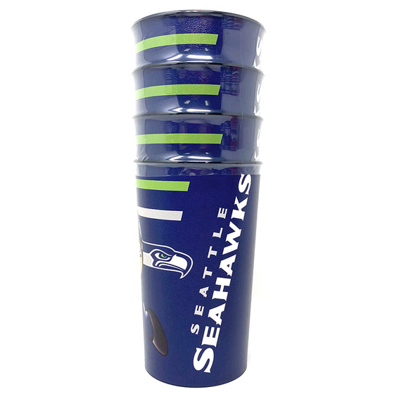 Vaso Seattle Seahawks PK4 22 oz The Party Animal