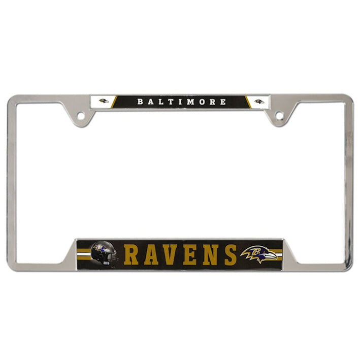 Porta Placas Baltimore Ravens Metálico WinCraft