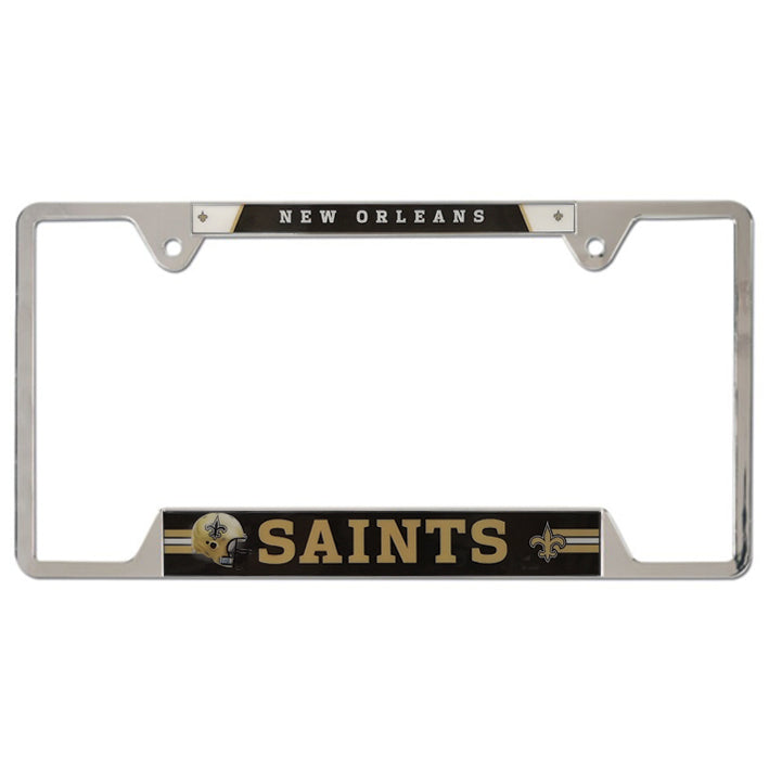 Porta Placas New Orleans Saints Metálico WinCraft