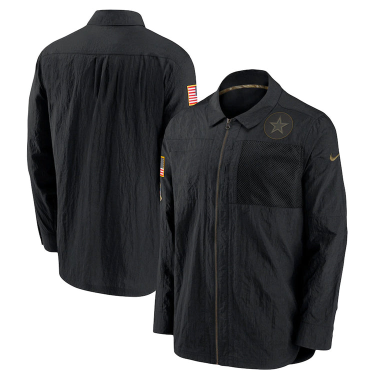 Chamarra Rompevientos Dallas Cowboys Logo Sts Nike Hombre