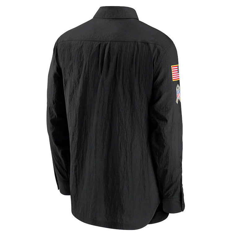 Chamarra Rompevientos Dallas Cowboys Logo Sts Nike Hombre
