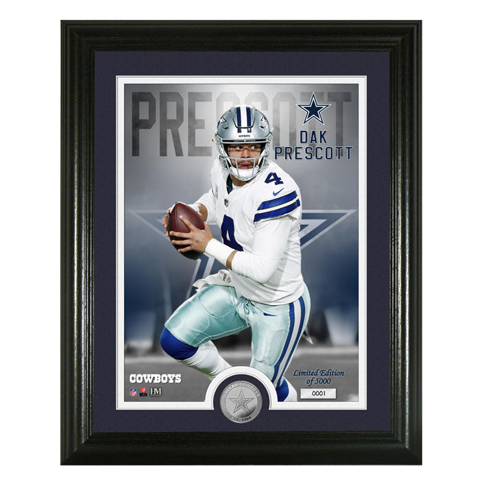 Fotografía de Colección Dallas Cowboys Photo Dak Prescott The Highland Mint