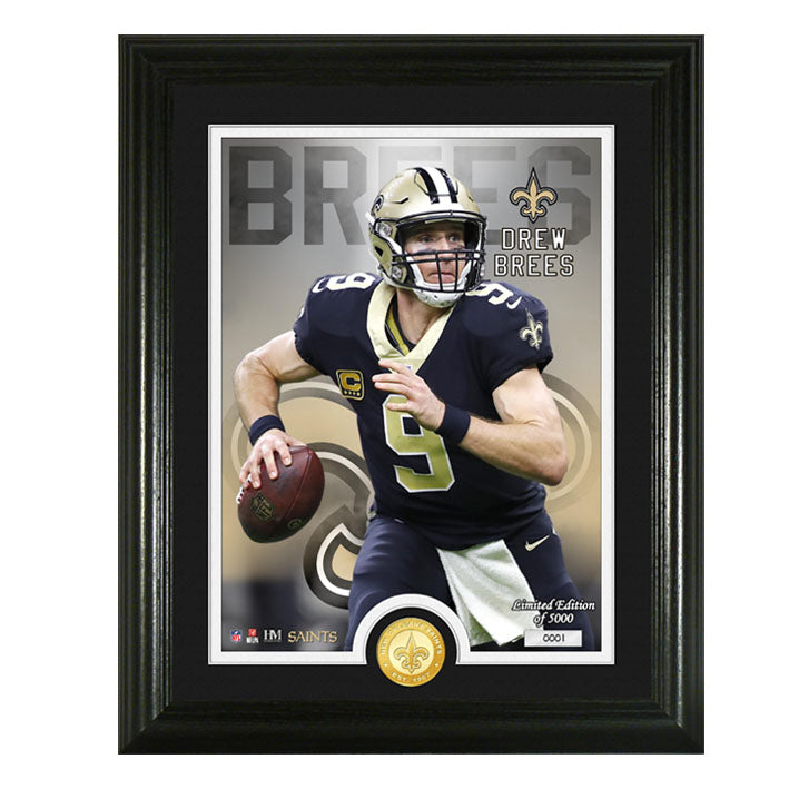 Fotografía de Colección New Orleans Saints Photo Drew Brees The Highland Mint