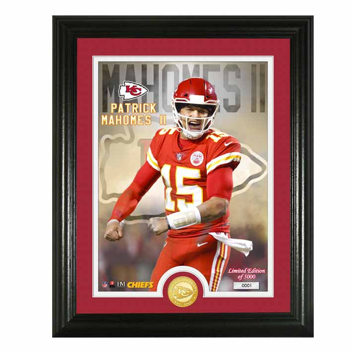 Fotografía de Colección Kansas City Chiefs Photo Patrick Mahomes The Highland Mint