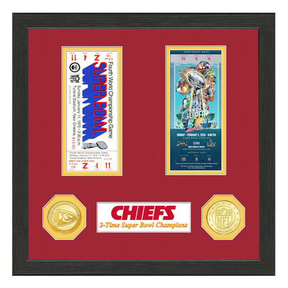 Boleto Conmemorativo Super Bowl Kansas City Chiefs Highland Mint