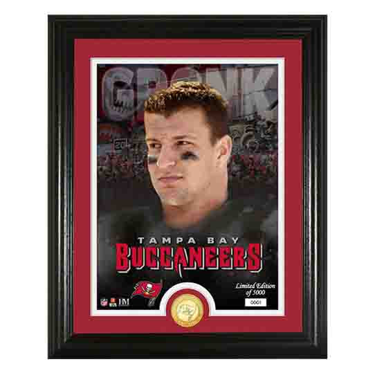 Fotografía de Colección Tampa Bay Buccaneers Photo Rob Gronkowski The Highland Mint