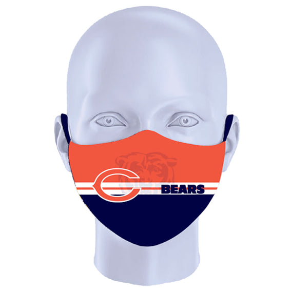 Cubrebocas Chicago Bears Tripack