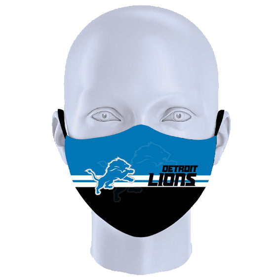 Cubrebocas Detroit Lions Tripack