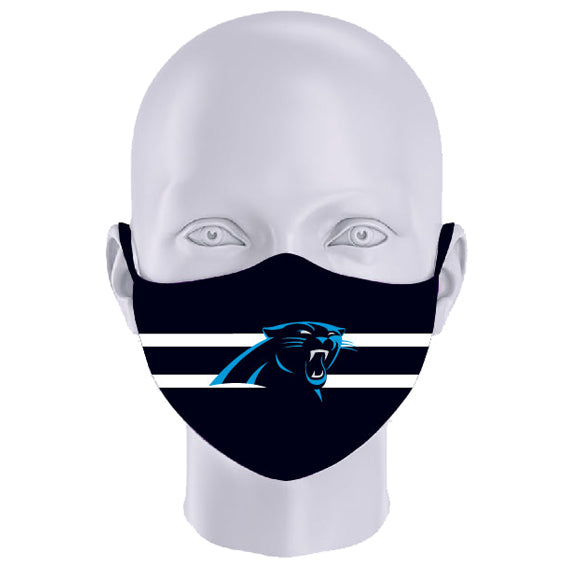 Cubrebocas Carolina Panthers Tripack