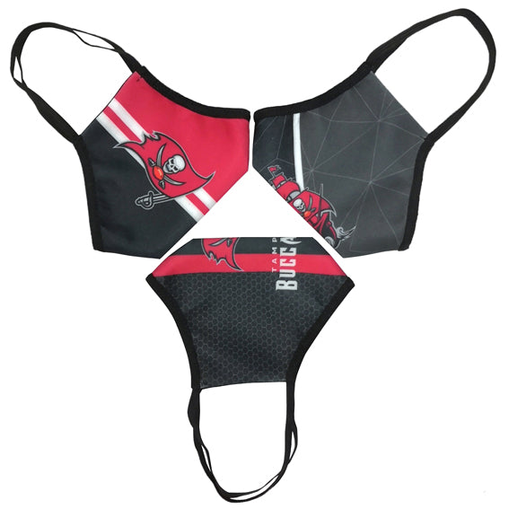 Cubrebocas Tampa Bay Buccaneers Tripack