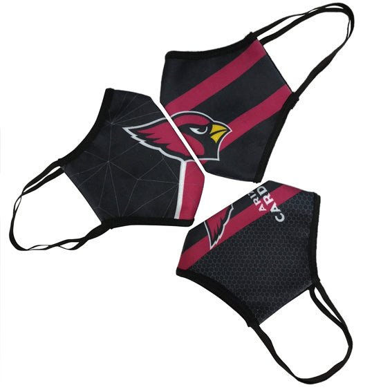 Cubrebocas Arizona Cardinals Tripack