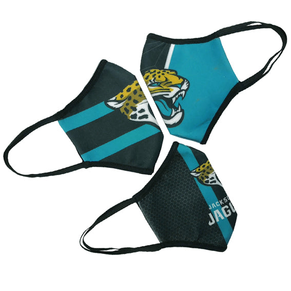 Cubrebocas Jacksonville Jaguars Tripack