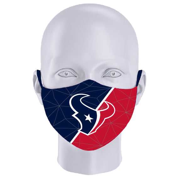 Cubrebocas Houston Texans Tripack