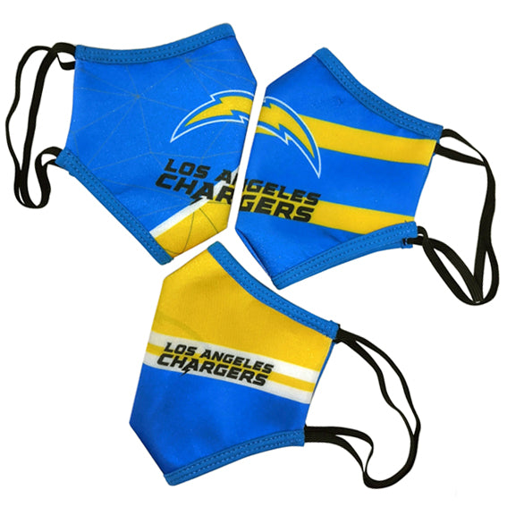 Cubrebocas Los Angeles Chargers Tripack