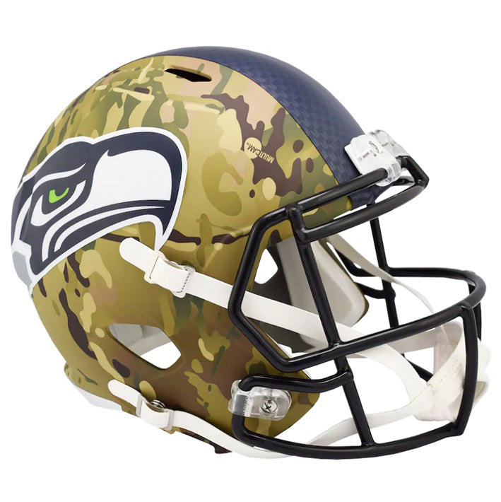 Casco Réplica Seattle Seahawks Speed Riddell Camuflaje