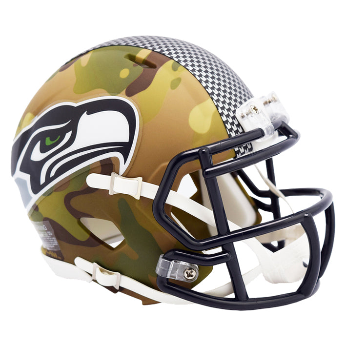 Minicasco Seattle Seahawks Speed Riddell Camuflaje